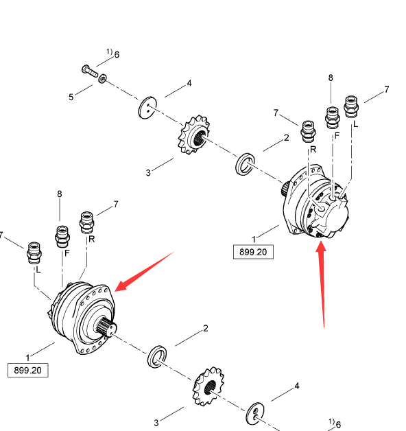 BOMAG Spiral Motor Part Number 05818738