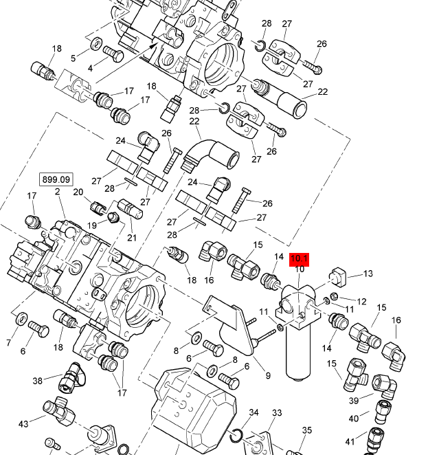 BOMAG engine belt part number 08820183