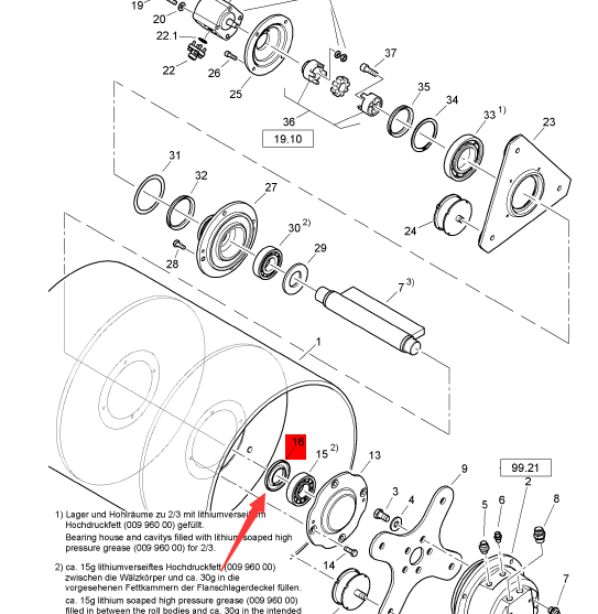 BOMAG oil deflector part number 46230156