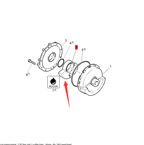 BOMAG vibration swing block part number 58010603