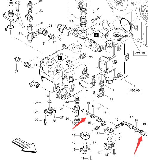 BOMAG pressure sensor part number 05794336