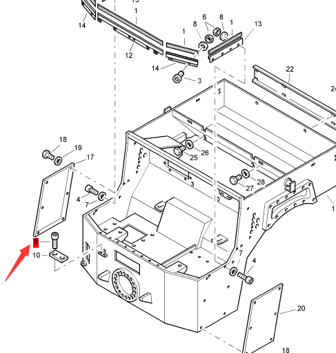 BOMAG walking motor repair kit part number 05815976
