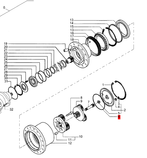 BOMAG sealing ring part number 05902358