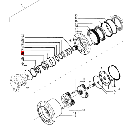 BOMAG sealing ring part number 05902335