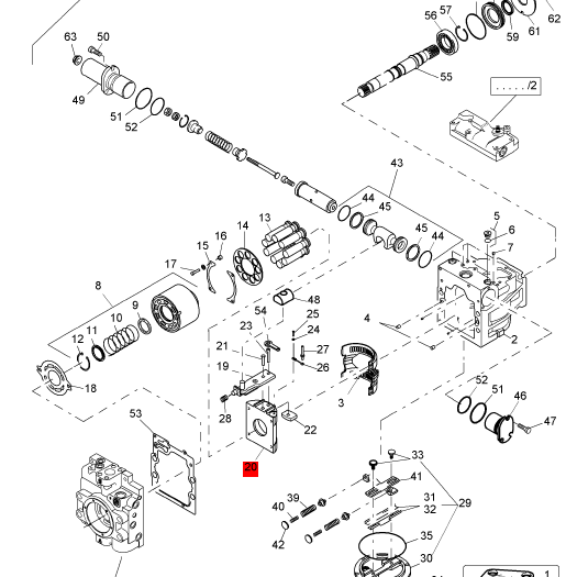 BOMAG inclined plate part number 05818985