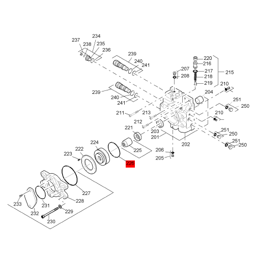 BOMAG sealing ring part number 05817457