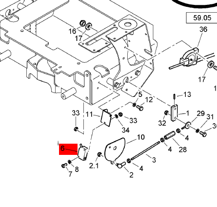 BOMAG walking position sensor part number 05755734