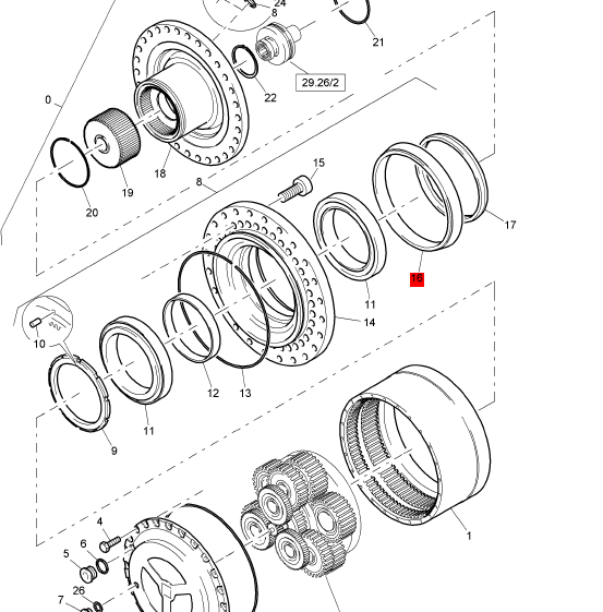 BOMAG bearing race part number 05901269