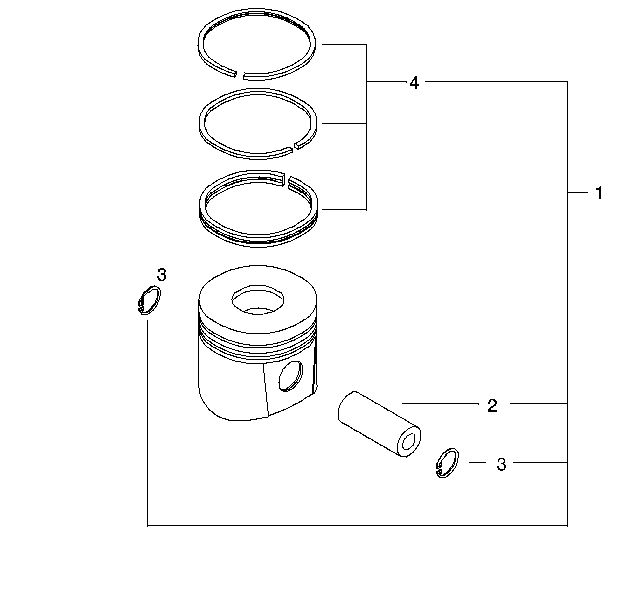 BOMAG piston component part number 05718245