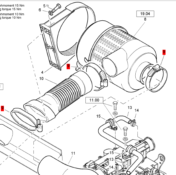  BOMAG clamp part number 05552425