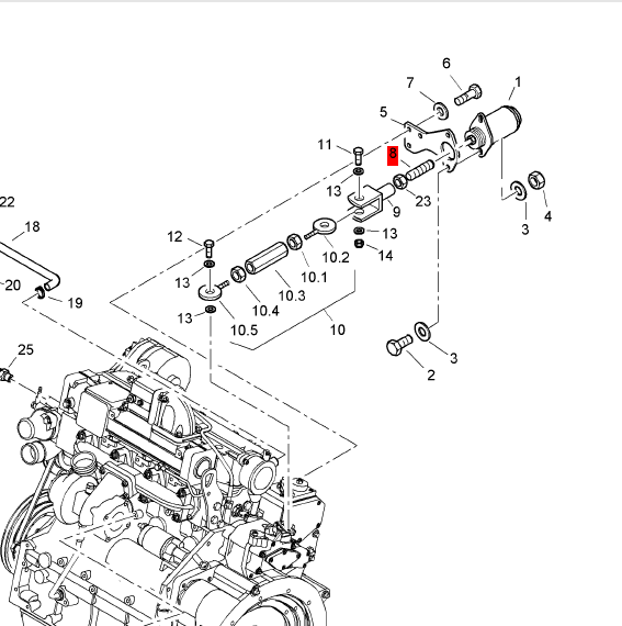 BOMAG stud part number 07530834