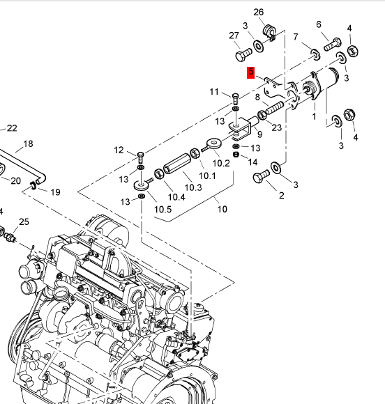BOMAG fixed plate part number 92010104