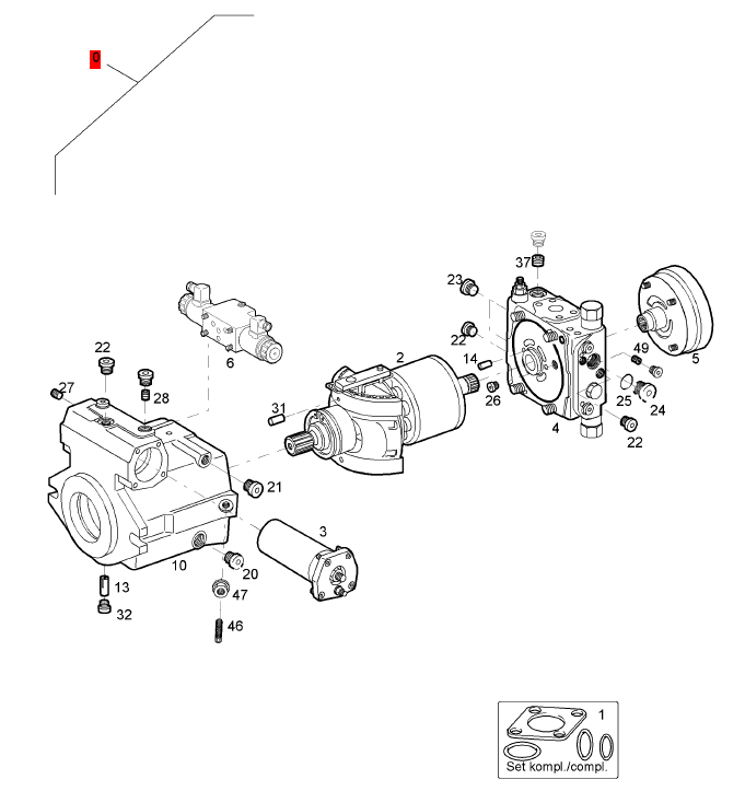 BOMAG vibration pump part number 05800983