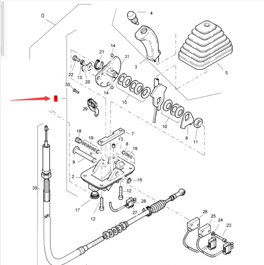 BOMAG sensor part number 05566571
