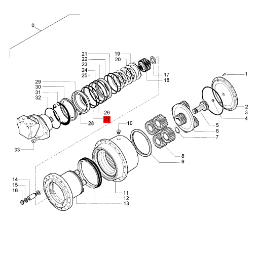 BOMAG sealing ring part number 05902299