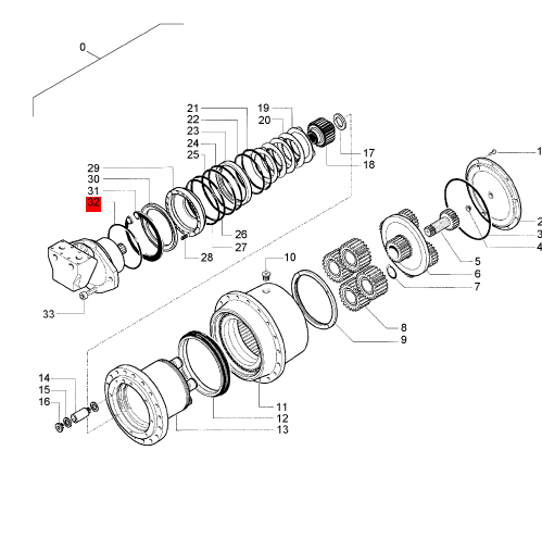 BOMAG O-ring part number 05902306