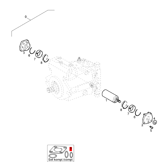 BOMAG pump seal part number 05546938