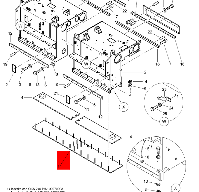BOMAG Ironing Bottom Plate Repair Kit Part No. 83701743