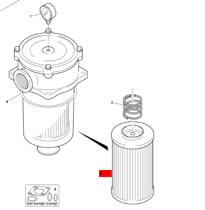 BOMAG liquid filter part number 330183809