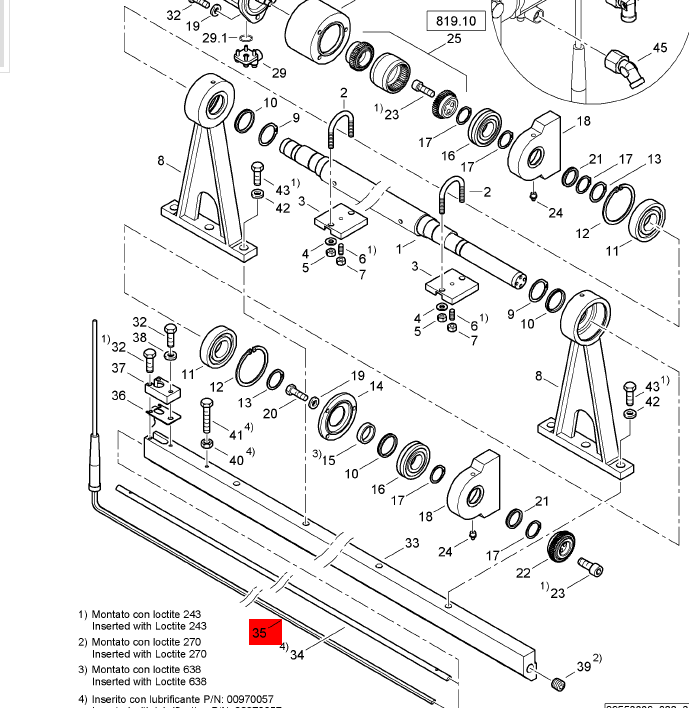 BOMAG Hammer Heating Rod Repair Kit Part No. 83701648