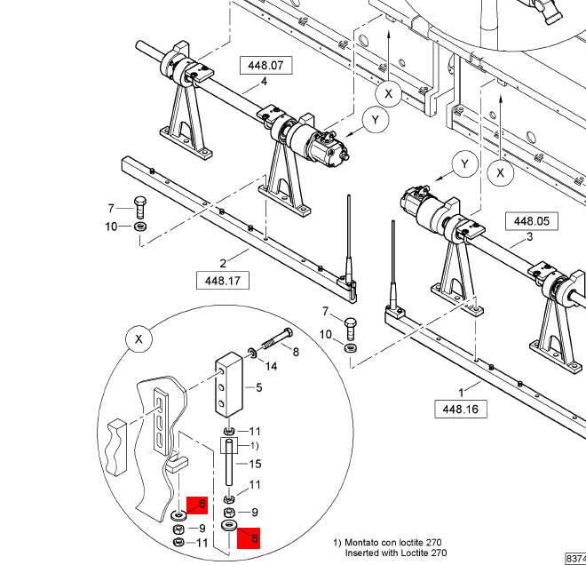 BOMAG gasket part number 08591740