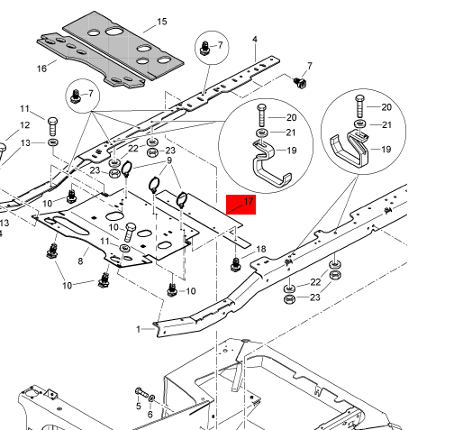 BOMAG rubber pad part number 58611956