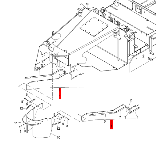 BOMAG feeding port rubber stopper plate part number 83623139