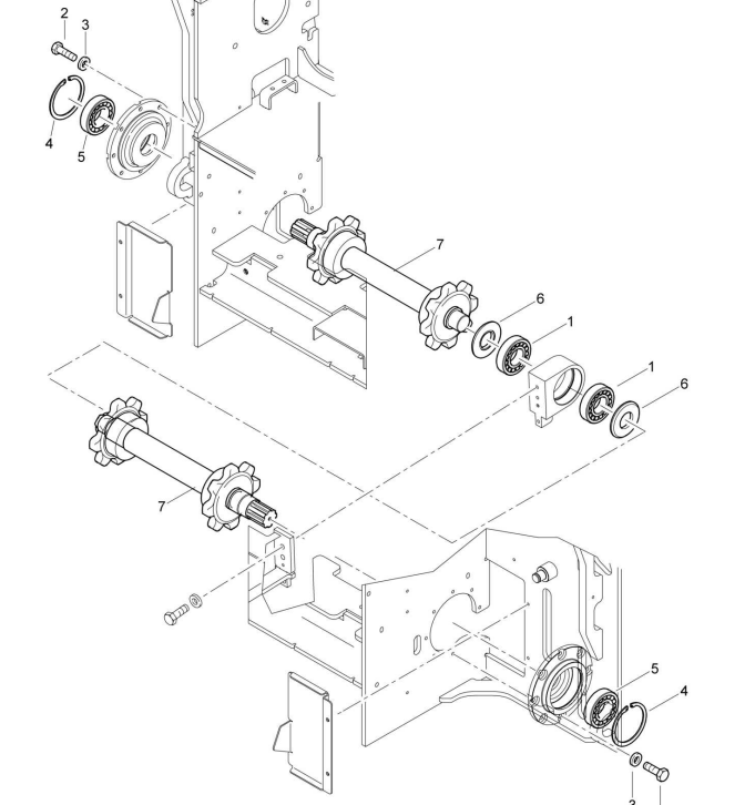 BOMAG hopper repair kit part number 83701773