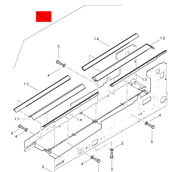 BOMAG Scraper Chain Protection Repair Kit Part Number 83720216