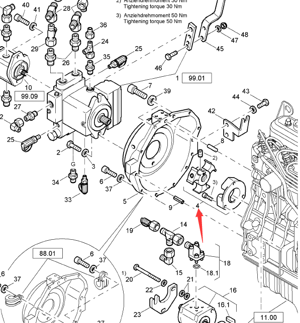 BOMAG flywheel connecting plate part number 05617011