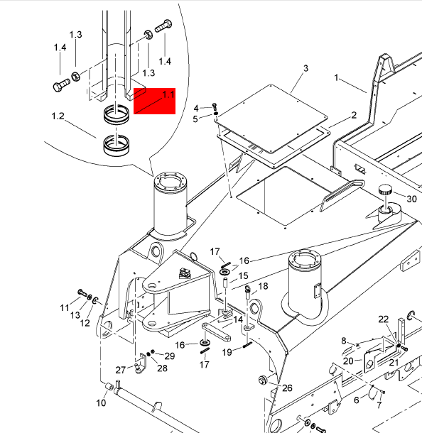 BOMAG shaft sleeve part number 83610128