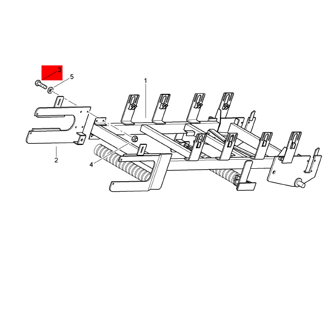 BOMAG fastening bolt part number 07141448