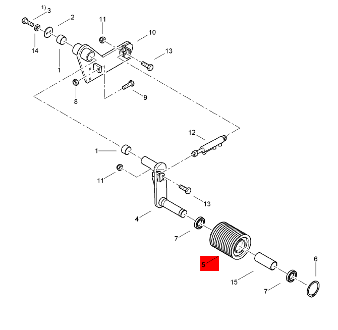 BOMAG pulley assembly part number 83640449