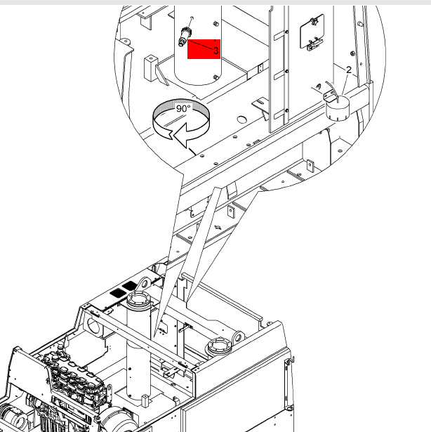 BOMAG sensor part number 431050113