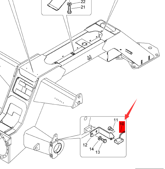 BOMAG position switch part number 59222565