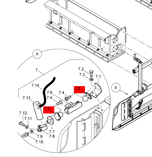 BOMAG container part number 05991409