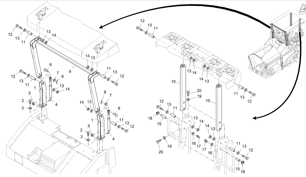 VOGELE s1800-2 NUT 9515140934