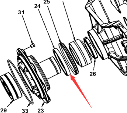 DYNAPAC Запасные части для катков Ремонт вибрационного сальника 386272
