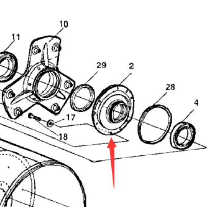 DYNAPAC steel wheel flange part number 4700386620