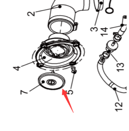 DYNAPAC diesel tank cover part number 4812115518