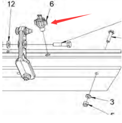 DYNAPAC spray nozzle part number 4812124321