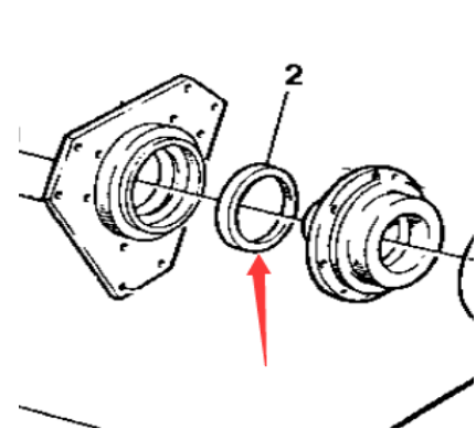DYNAPAC steel wheel vibration oil seal part number 4700163049
