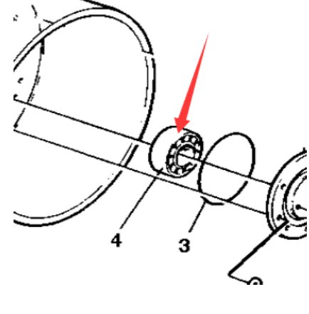 DYNAPAC roller accessory vibration steel wheel bearing part number 470090425