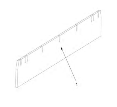 DYNAPAC CC1200VI roller scraper part number 4812125422