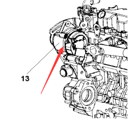 DYNAPAC roller starter part number 4812156355