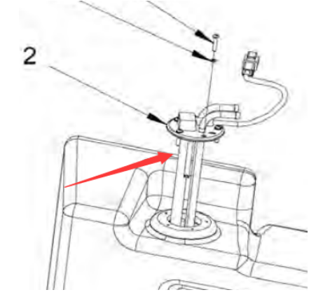 DYNAPAC diesel fuel level sensor part number 4700378574