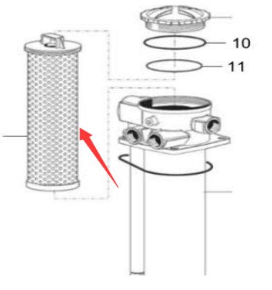 DYNAPAC liquid filter part number 4812012632