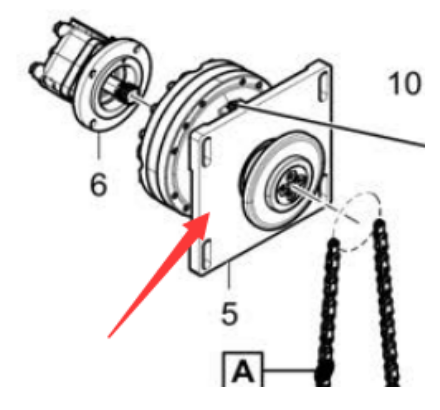 DYNAPAC Spiral Motor Reducer Part Number/4812045075