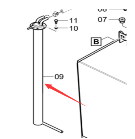 DYNAPAC diesel fuel level sensor part number/4812046466