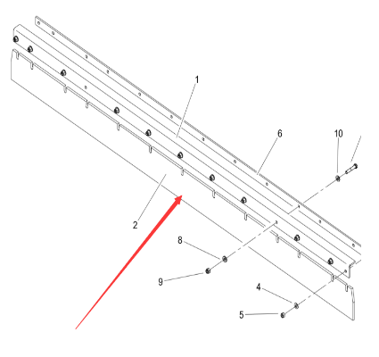 DYNAPAC scraper part number/4812123505